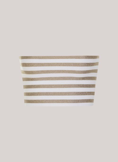 Top Justo Gold Stripes John John Feminino