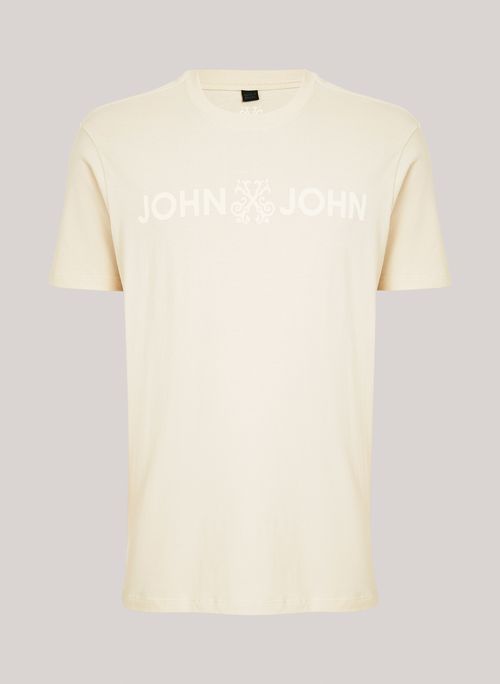 Camiseta Regular Fit Basic Off White John John Masculina