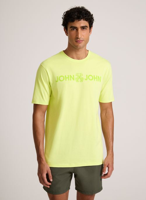 Camiseta Regular Fit Basic Lima John John Masculina