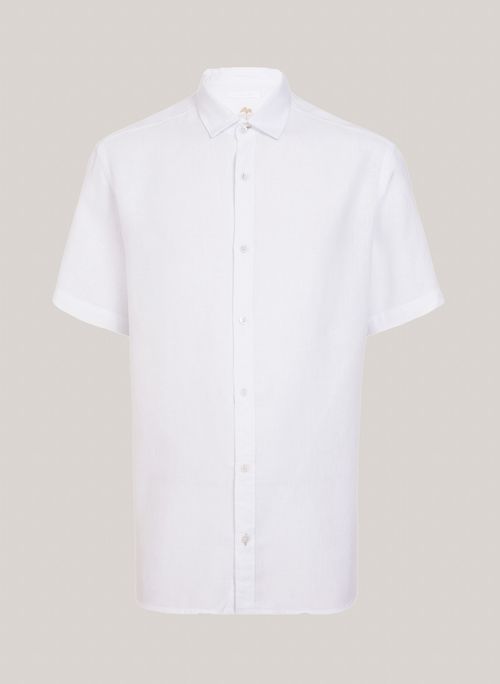 Camisa Relaxed Fit Cotton White John John Masculina