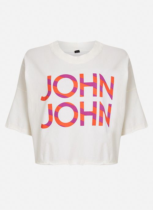 Camiseta Ampla Color John John Feminina