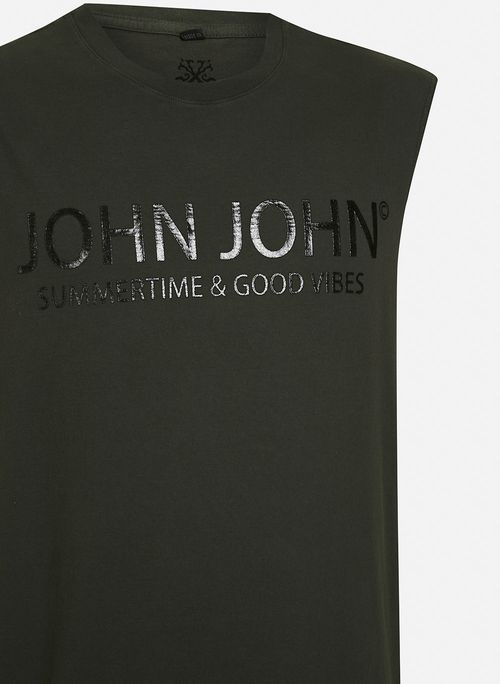 Regata Relaxed Fit Skater Sum Color Verde John John Masculina
