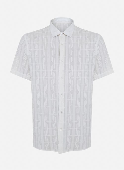 Camisa Relaxed Fit Graphic White John John  Masculina