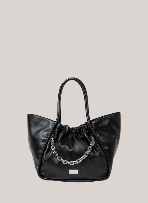 Tote Bag Halter Black John John Feminina