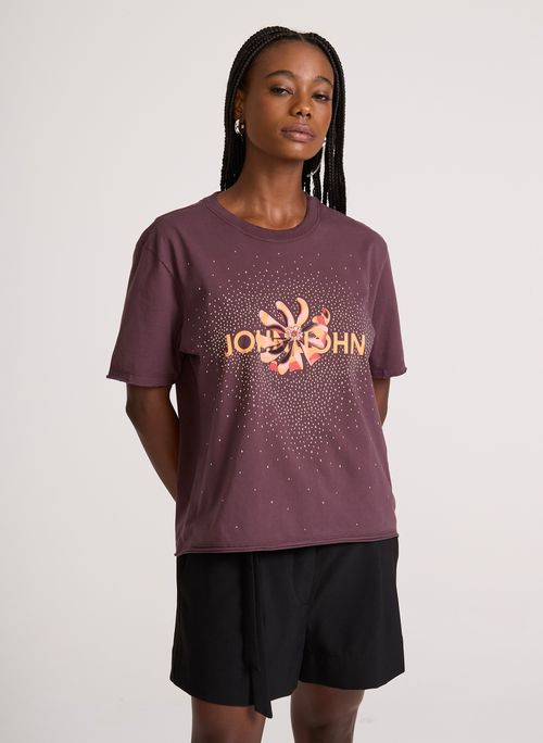 Camiseta Justa Lotus John John Feminina