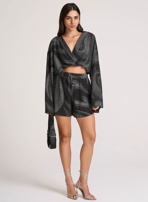 Shorts Amplo Shannon John John Feminino