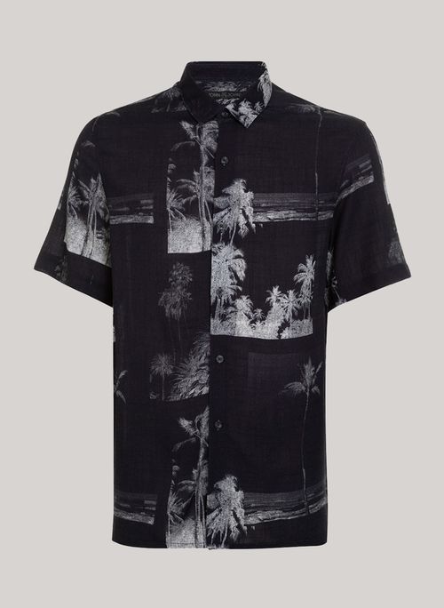 Camisa Regular Fit Night Palms John John Masculina