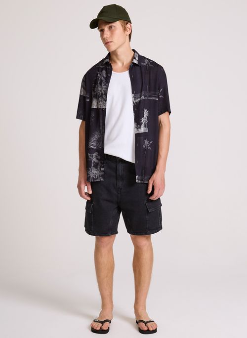 Chinelo Riley Black John John Masculino
