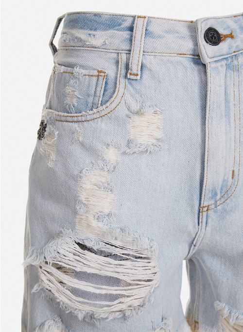 Bermuda Jeans Reta Barbados John John Feminina