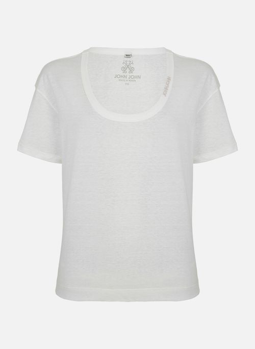 Camiseta Ampla Janet Off John John Feminina