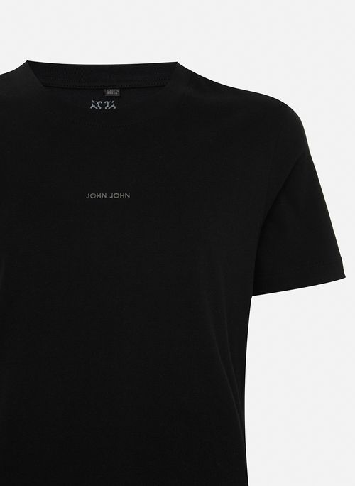 Camiseta Slim Bella Black John John Feminina
