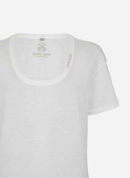 Camiseta Ampla Janet Off John John Feminina