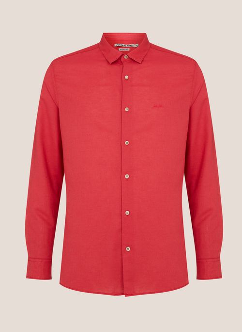 Camisa Regular Fit Blended Goiaba John John Masculina