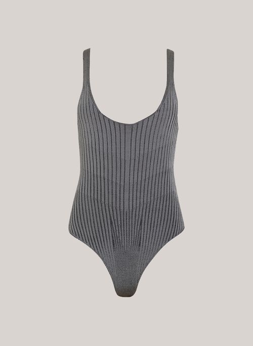 Body Justo Kinney Grey John John Feminino