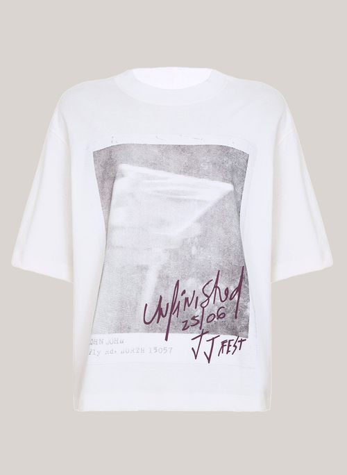 Camiseta Ampla Pic Drink John John Feminina