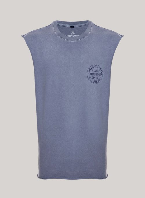 Regata Relaxed Fit Vintage Stamp Azul John John Masculina