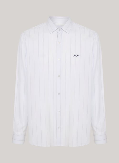 Camisa Relaxed Fit Stripe John John Masculina