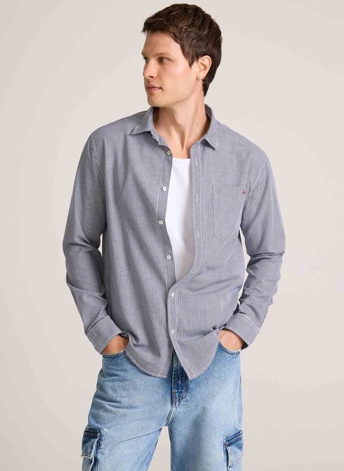 Camisa Regular Fit Vichy John John Masculina