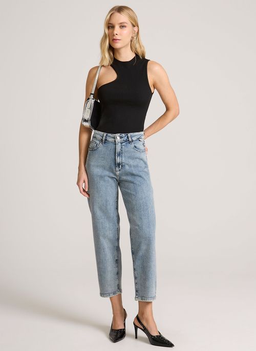 Calça Jeans Reta Carrot Islandia John John Feminina