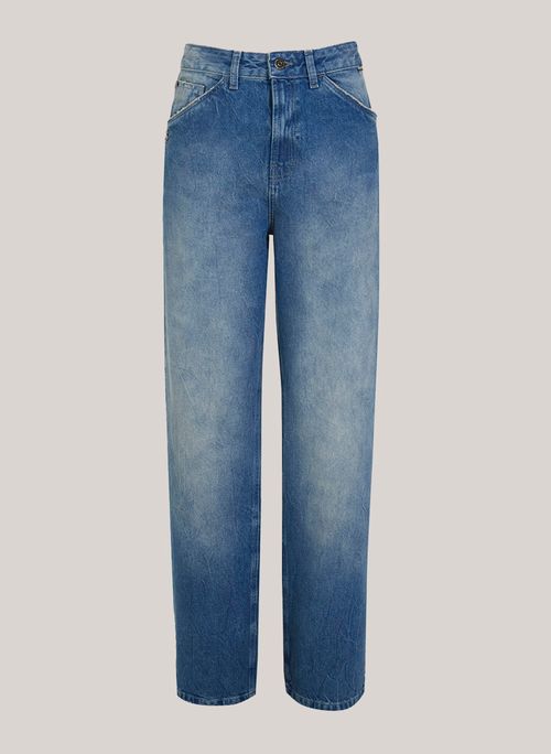Calça Jeans Wide Leg Light Blue John John Feminina