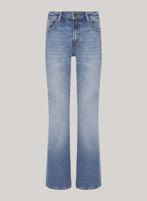 Calça Jeans Comfort Bordado John John Feminina