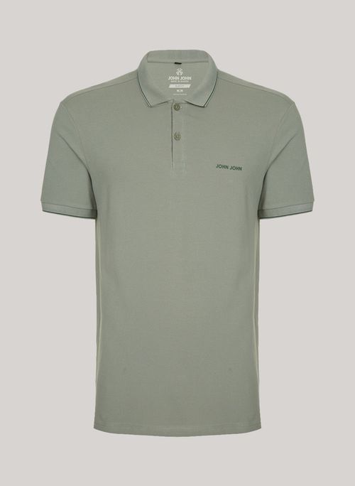 Polo Slim Fit Eletric Verde John John Masculina