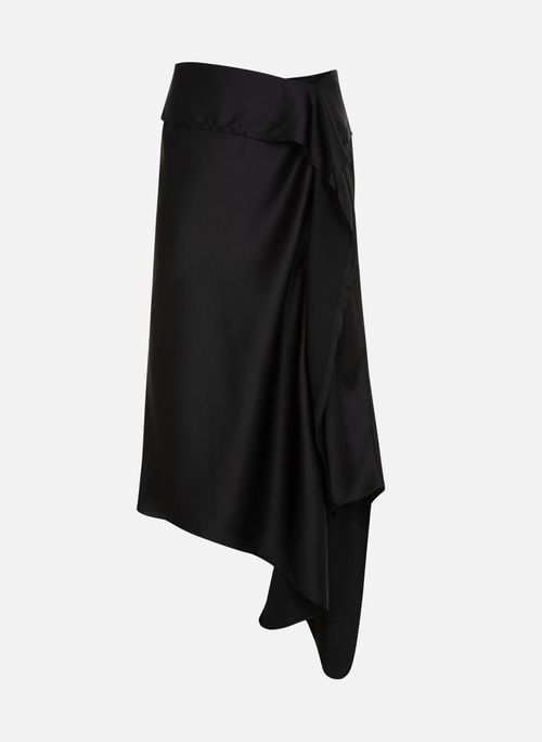 Saia Evasê Haite Black John John Feminina