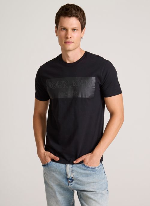 Camiseta Slim Fit John Applied John John Masculina