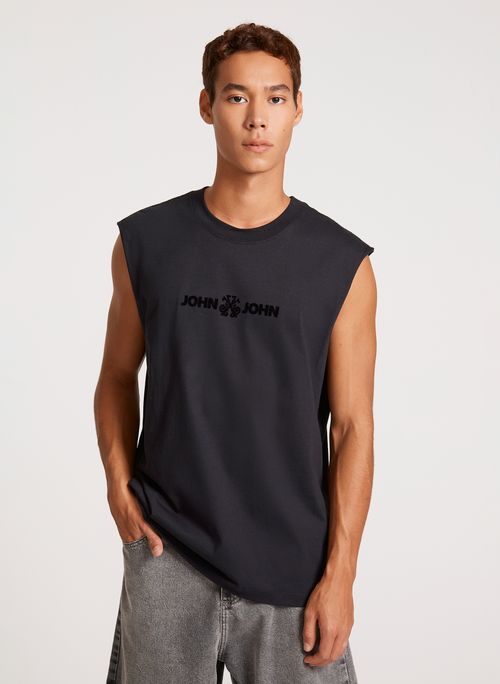 Regata Relaxed John X John Floco Black  John John Masculina