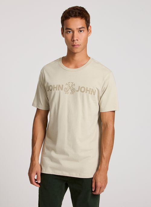 Camista Regular Fit Basic Verde Claro John John Masculina