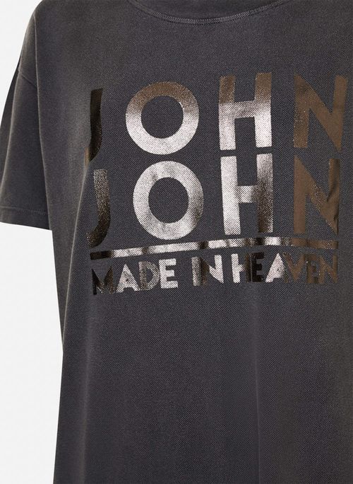 Vestido Amplo Line Midi Black John John Feminino