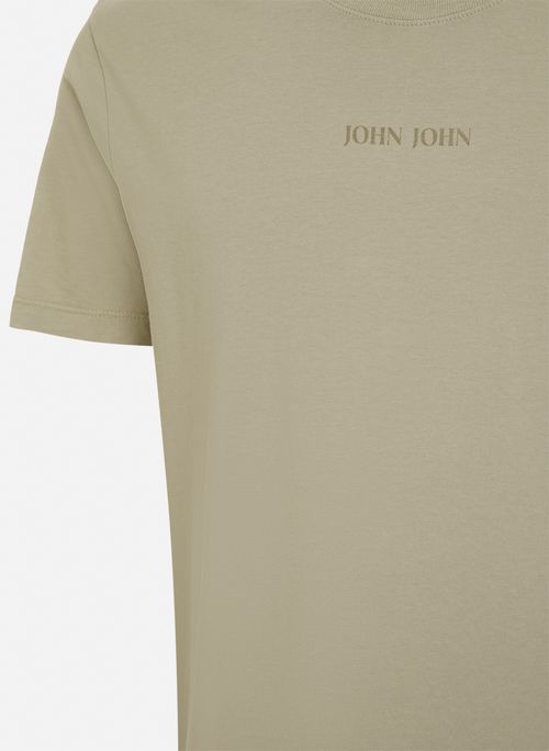 Camiseta Regular Fit Clean Verde John John Masculina