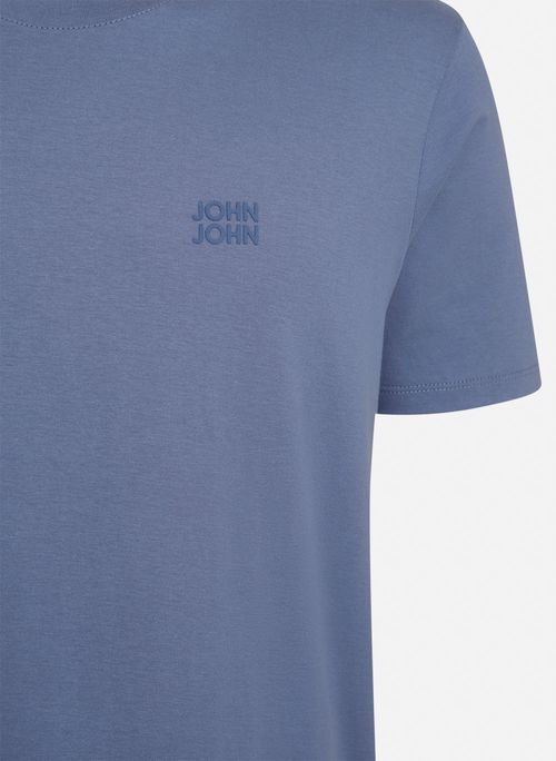 Camiseta Regular Fit New Transfer Azul John John Masculina