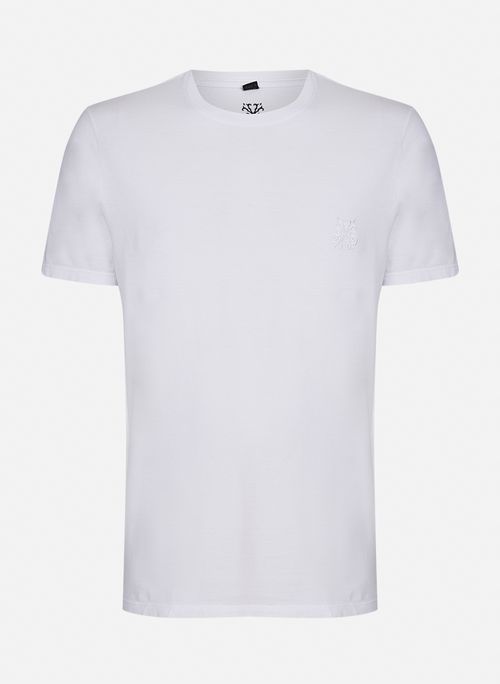 Camiseta Slim Fit Cleans Keys White John John Masculina