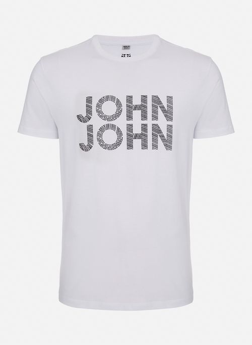 Camiseta Regular Fit Mini Letter John John Masculina