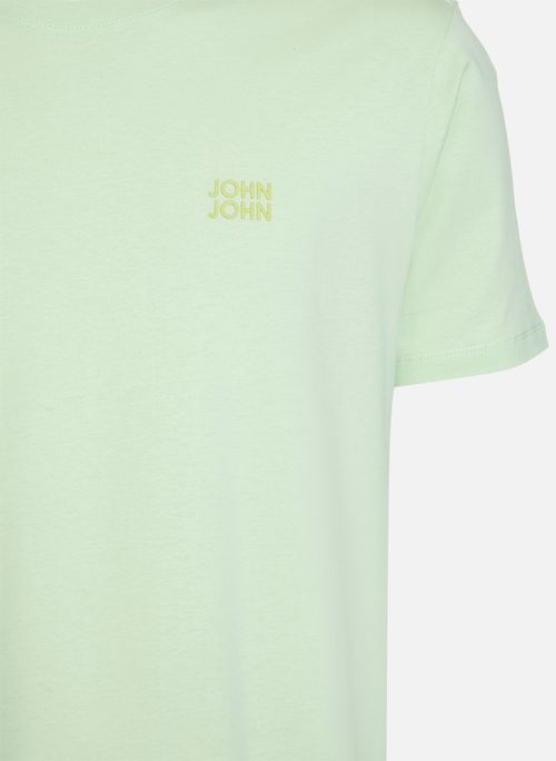 Camiseta Regular Fit New Transfer Verde John John Masculina