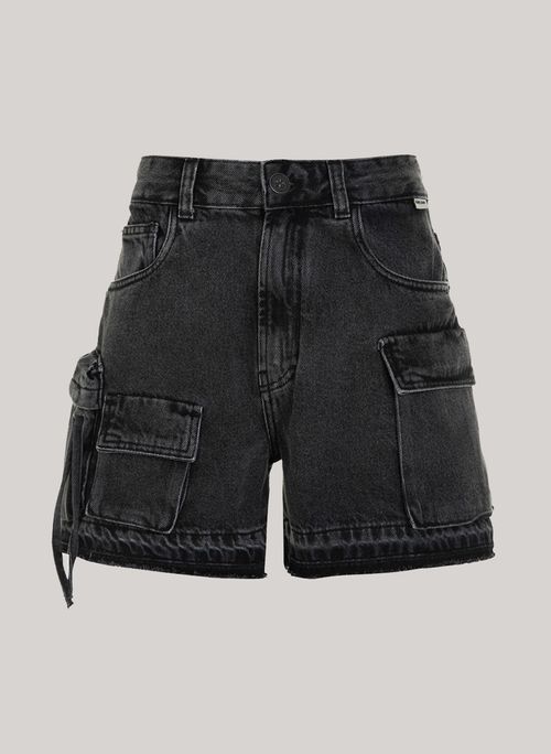 Shorts Jeans Girlfriend Cleveland John John Feminino