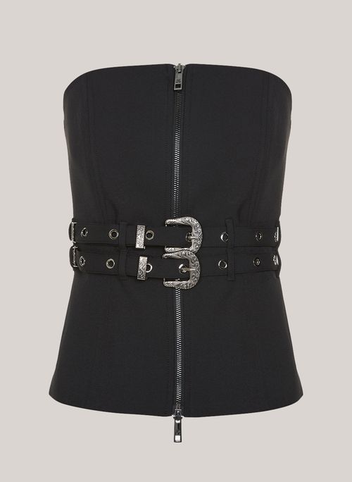 Top Justo Buckle Up John John Feminino