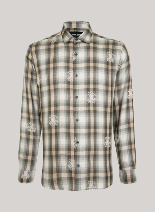 Camisa Relaxed Fit Key John John Masculina