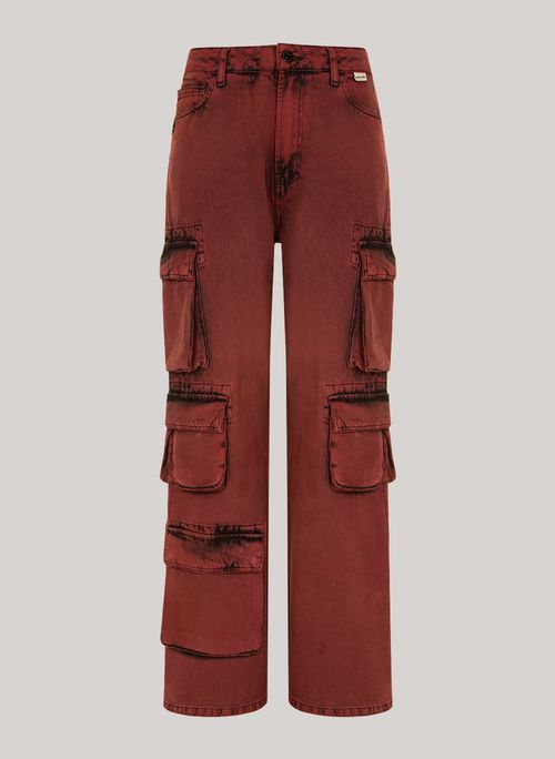 Calça Jeans Oversized Arizona John John Feminina