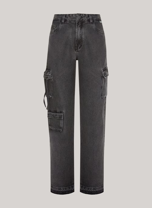 Calça Jeans Cargo Cleveland John John Feminina