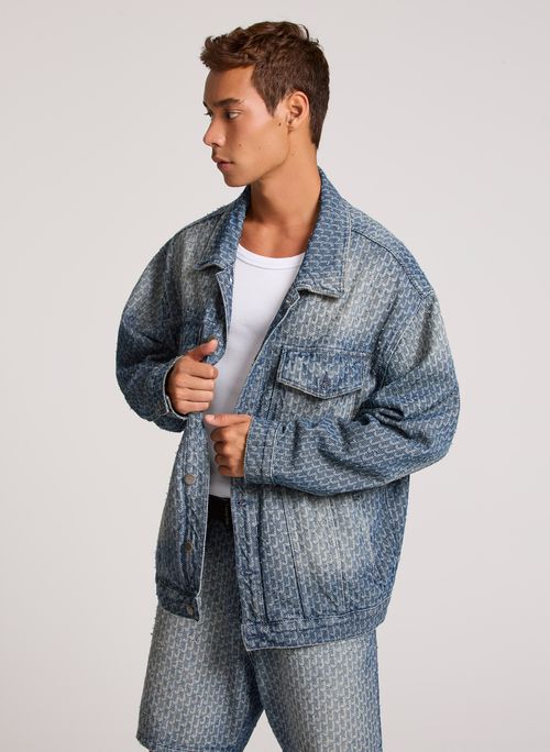 Jaqueta Jeans Fashion Destroyed John John Masculina