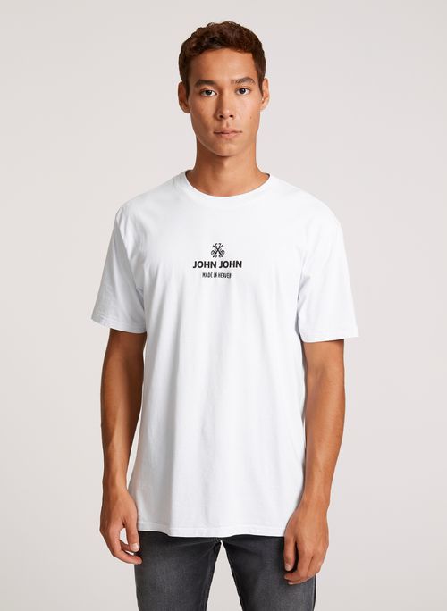 Camiseta Regular Fit Industry Co Off John John Masculina
