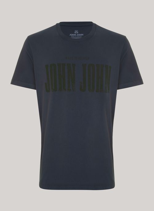 Camiseta Regular Fit Old West Grafit John John Masculina