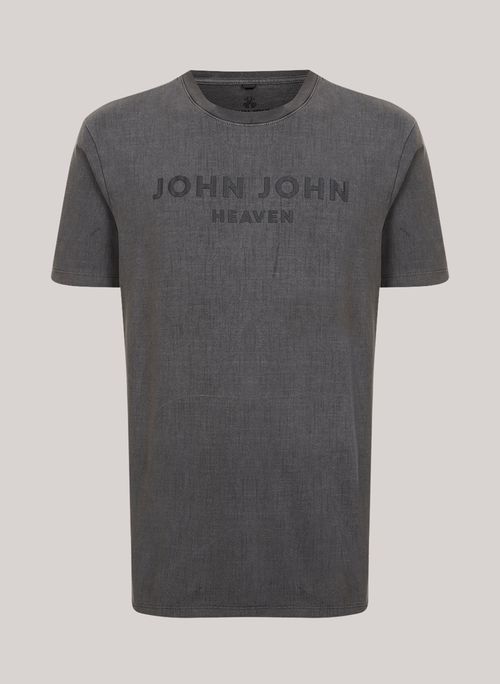 Camiseta Regular Fit John Form Chumbo John John Masculina