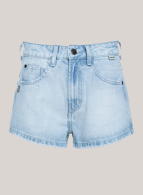 Shorts Jeans Boy Alto Hot Fix John John Feminino