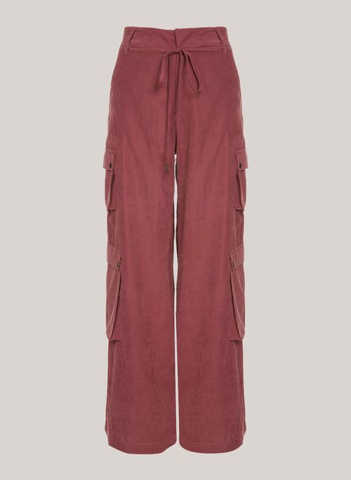 Calça Wide Leg Billie Rose John John Feminina