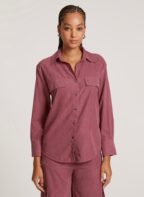 Camisa Ampla Billie Rose John John Feminina