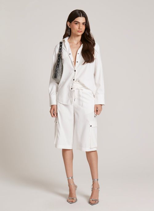 Bermuda Cargo Billie Off John John  Feminina