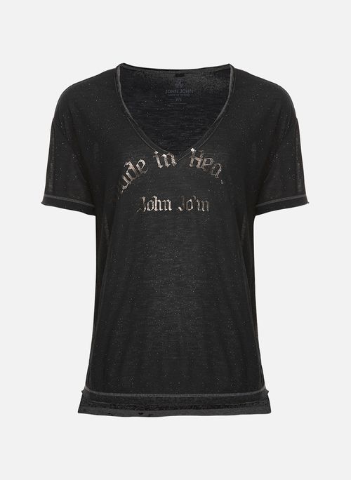 Camiseta Reta Made In John John Feminina